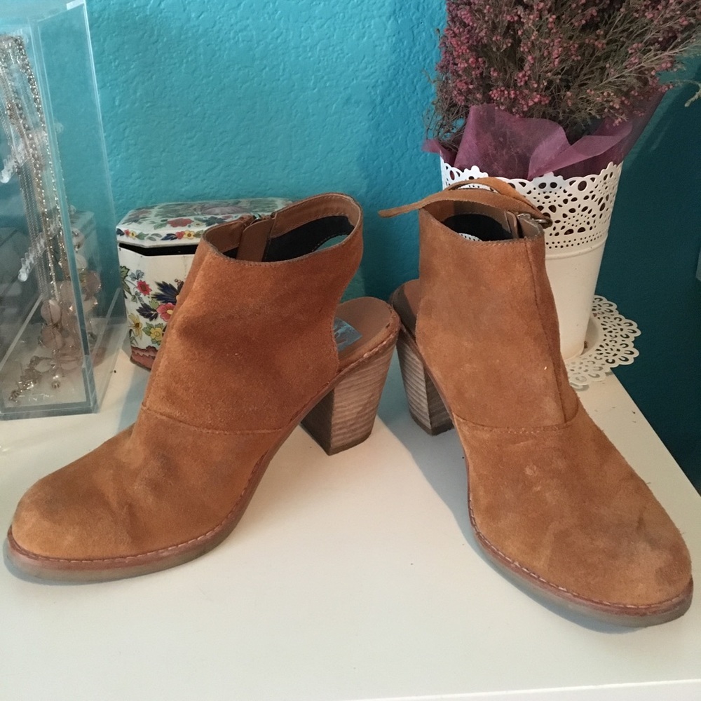 Dolce Vita Brown Leather Booties
