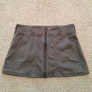 Free People Army Green Skirt