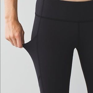 Lululemon speed leggings with side pockets