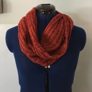 Orange Knit Scarf