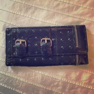 Studded Buckle Wallet