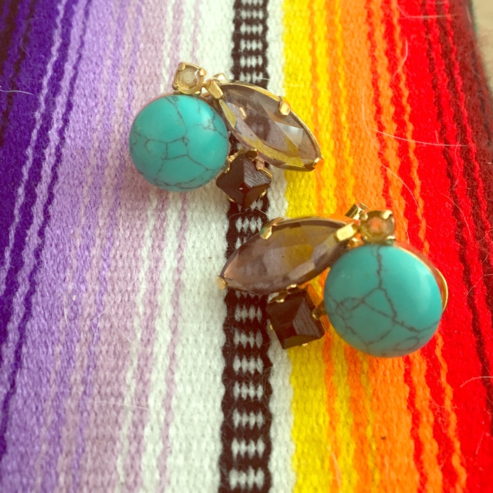 Kate Spade clip on statement studs