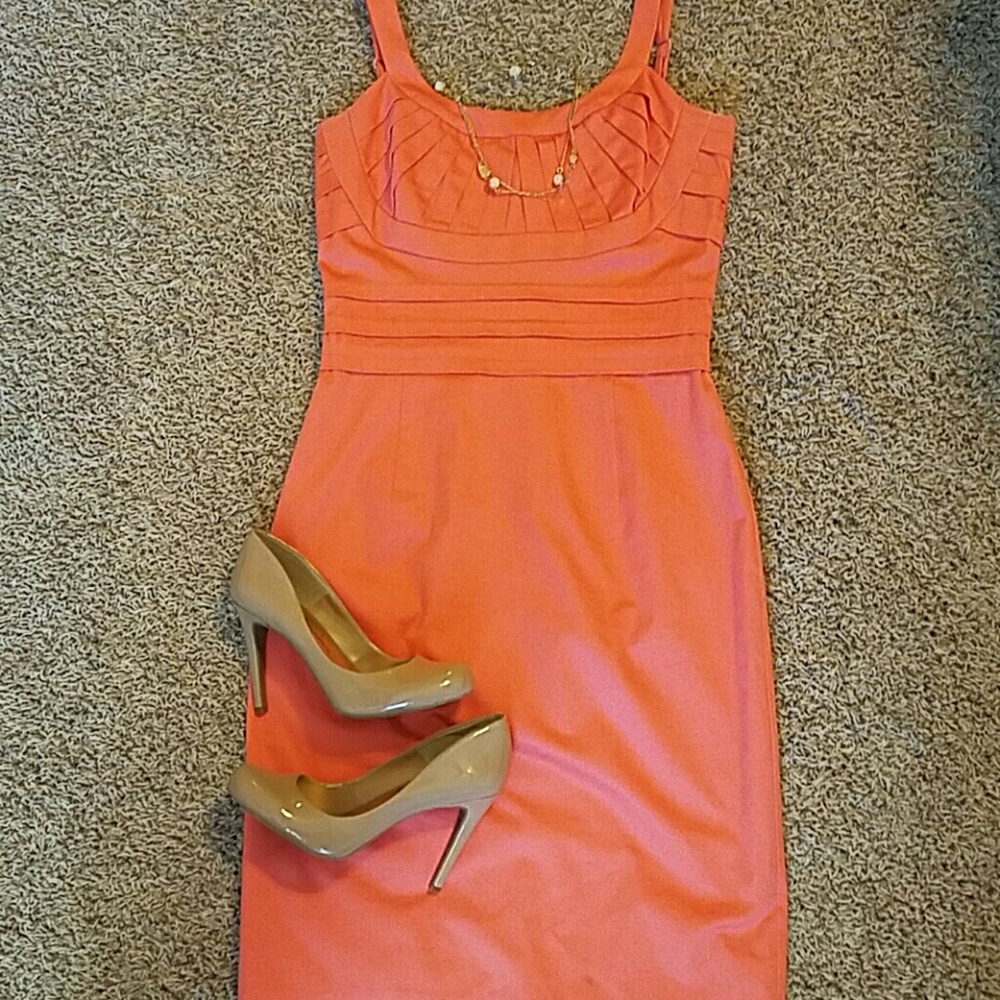 Coral dress