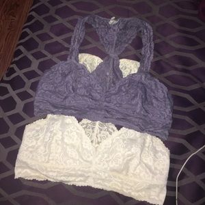 Free People Lace Bralettes 2 FOR $12