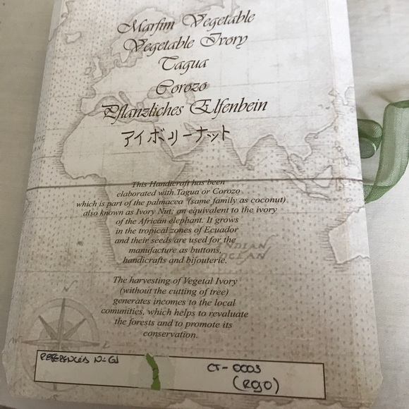 Handmade Tagua Jewelry Set - Made in 🇪🇨 Ecuador - Picture 4 of 5