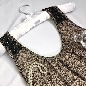 French Connection Printed and Beaded Blouse Size 0