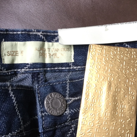 Almost Famous Premium Jeans Boot Cut Cross Stitch - Picture 3 of 8