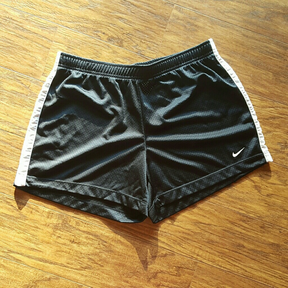 Blue and White Nike shorts