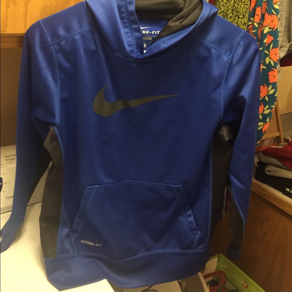 YOUTH Large  NIKE Hooded Sweatshirt