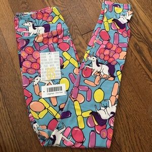 NWT LulaRoe Birthday Leggings - Unicorn