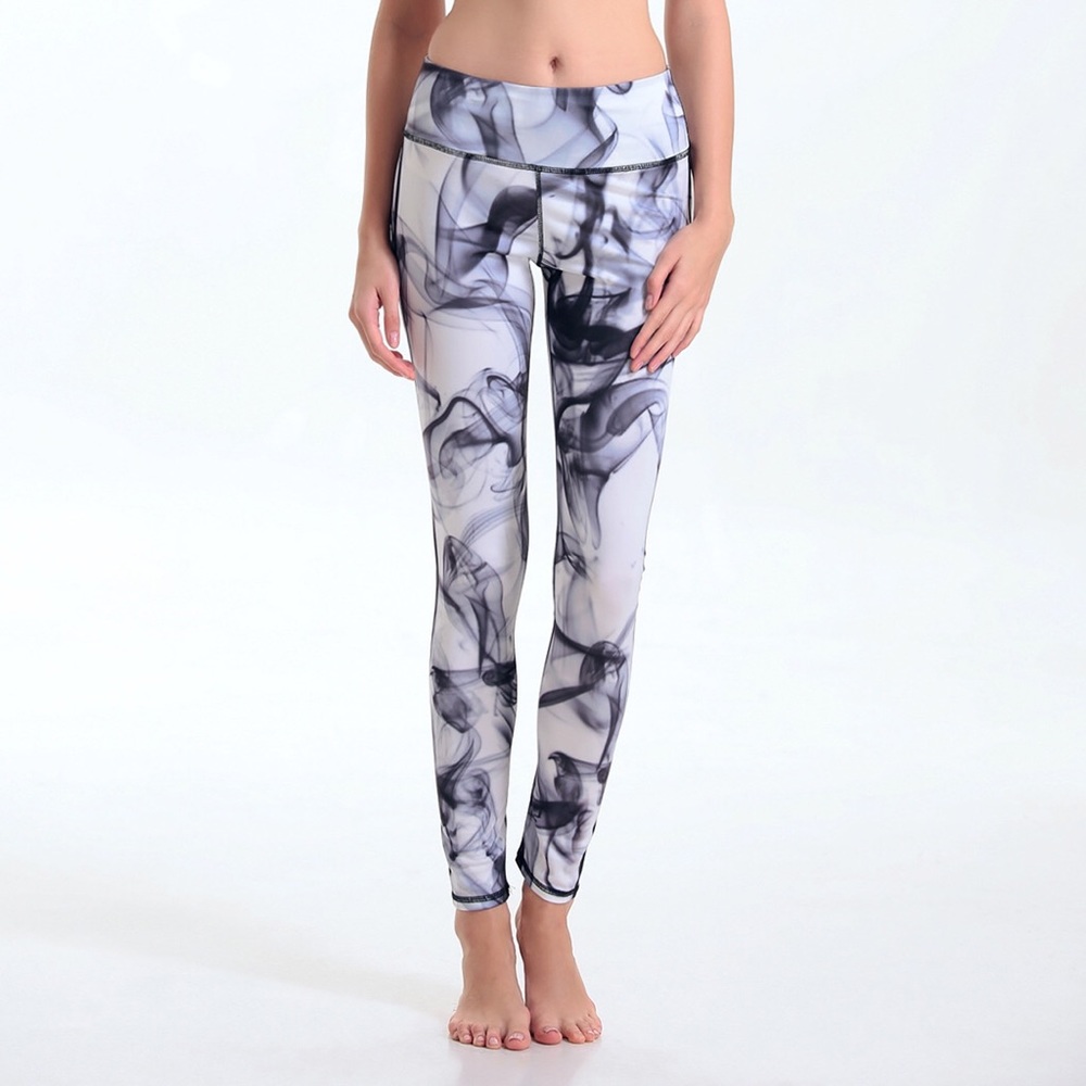 Brand New Yoga Leggings - Smoke and Mist