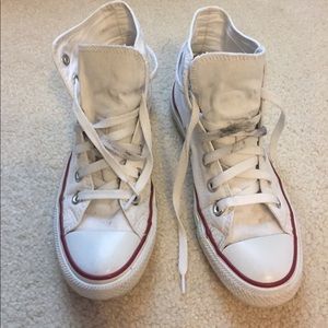 White Hight Top Converse