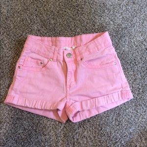 pink shorts: 10-11Y: H&M