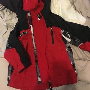 EUC. Boys fleece-lined weather proof jacket