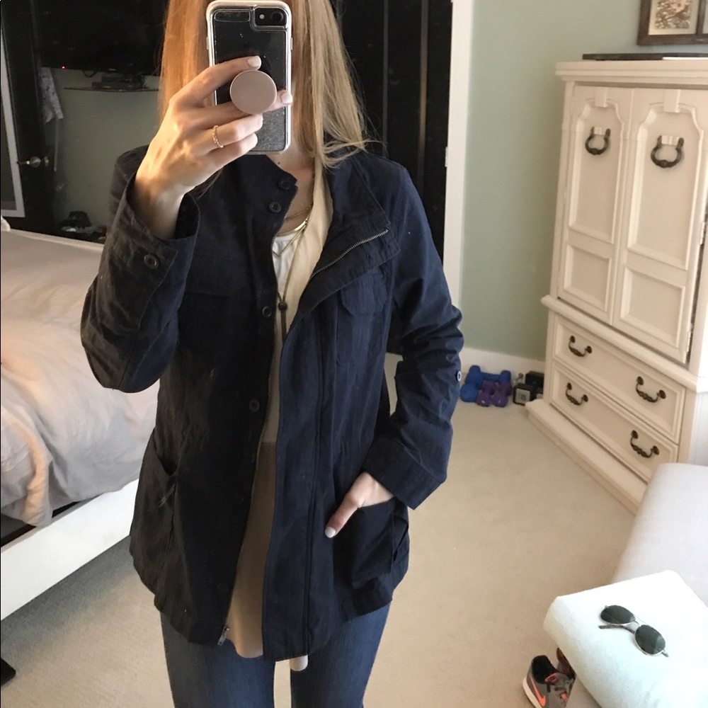 Navy blue Lovetree jacket