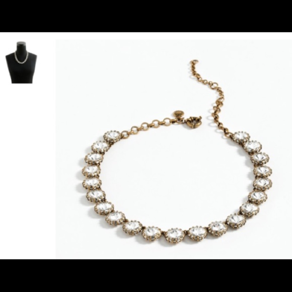 Jcrew Crystal Adjustable Necklace