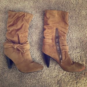 Faux Suede Boots