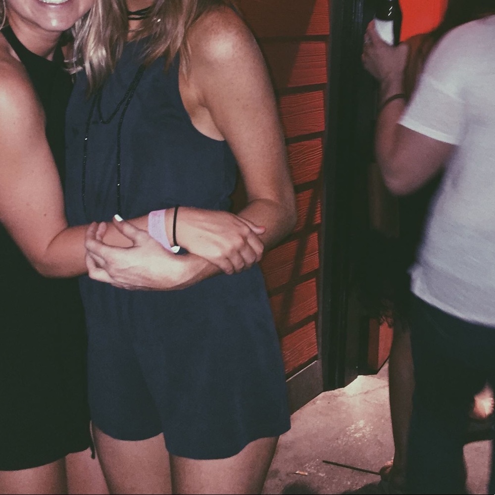 Urban Outfitters Charcoal Romper