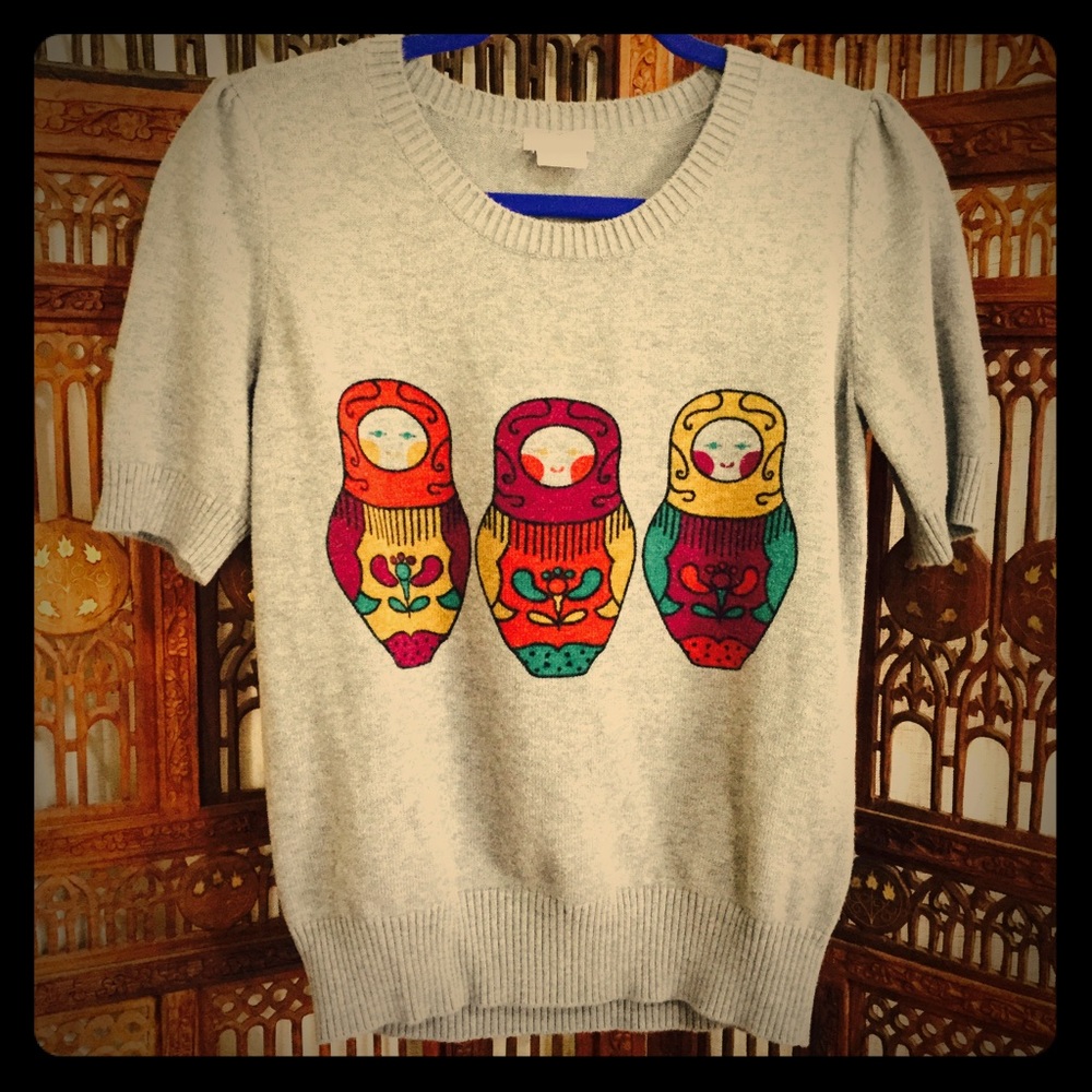 Babushka Doll Sweater 💋 by Urban Outfitters 💋