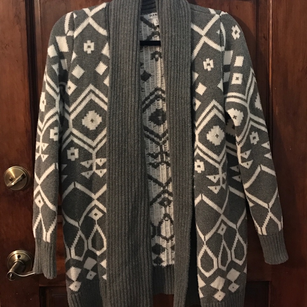 Patterned sweater!