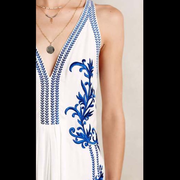 Anthro Ranna Gill Aska Embr Maxi - Picture 3 of 8