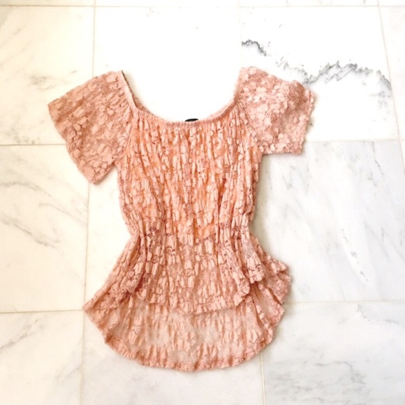 NWOT "Calypso" lace crop top - Picture 1 of 2