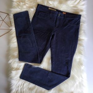 Anthropologie Pilcro Navy Corduroy Pants EUC