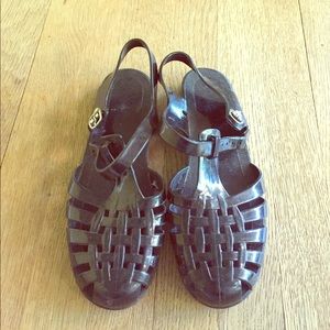 BLACK JELLY Sandals