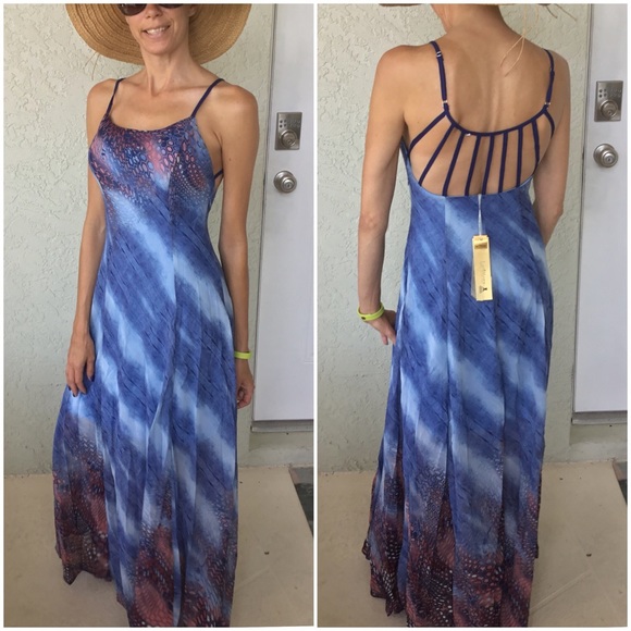 🔴Final Price🔴LAST ONE SMALL  Blue Maxi Dress - Picture 2 of 6