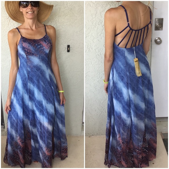 🔴Final Price🔴LAST ONE SMALL  Blue Maxi Dress - Picture 3 of 6