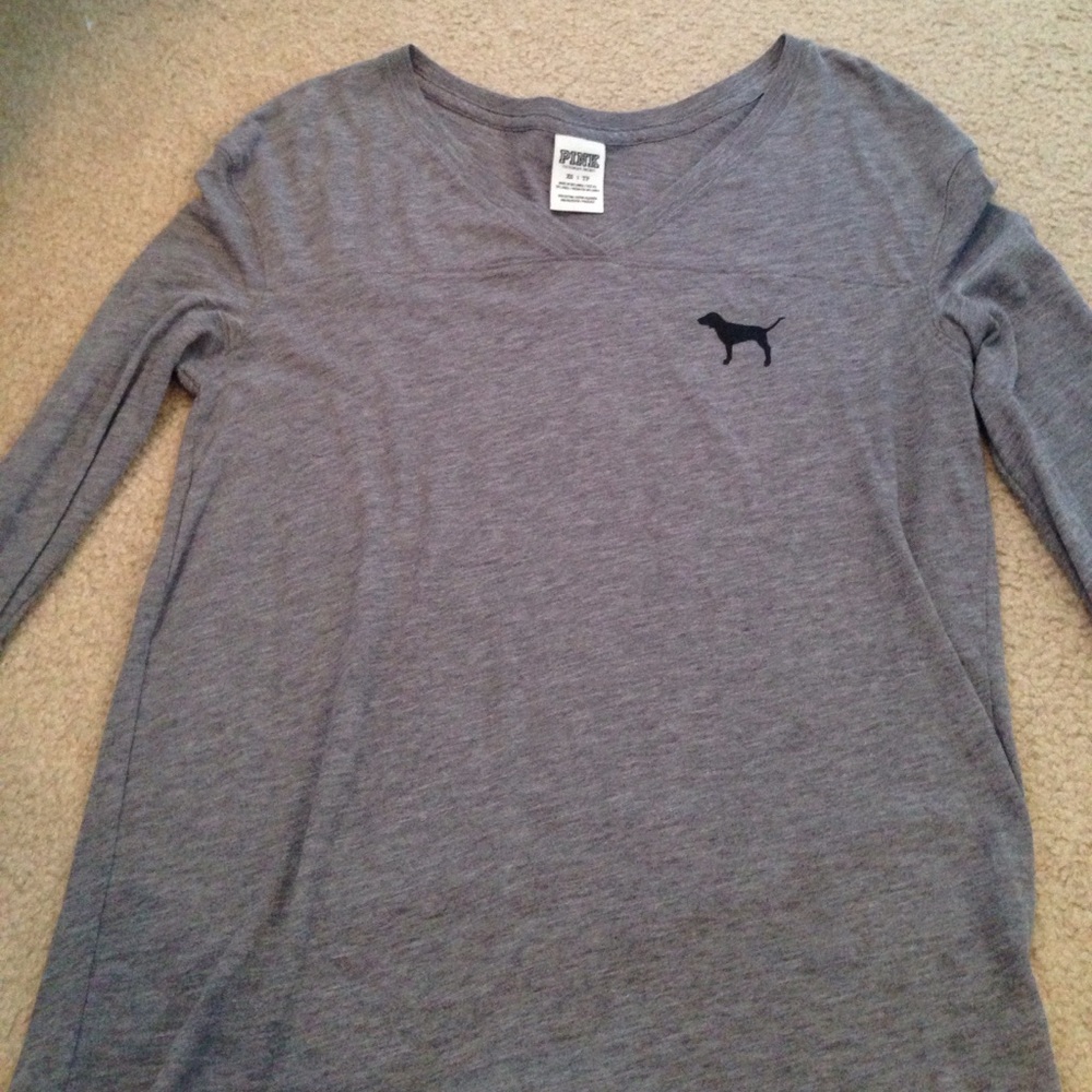 Long sleeve Victoria's Secret pink shirt