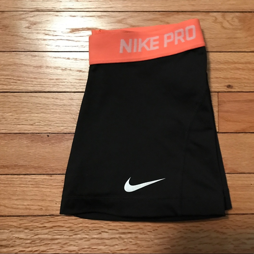 Nike spandex with orange band