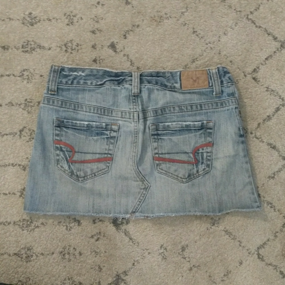 *!*American Eagle Distressed Jean Skirt!*!