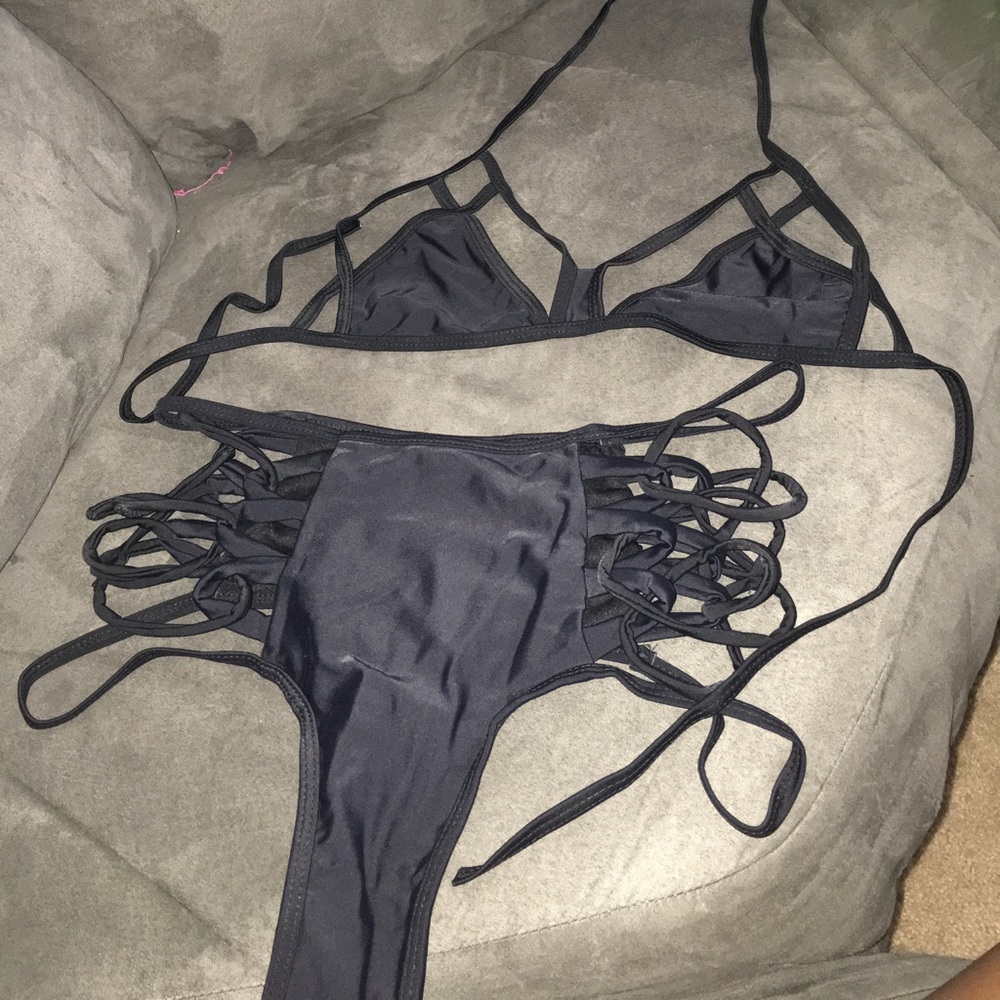 Two piece swim suit