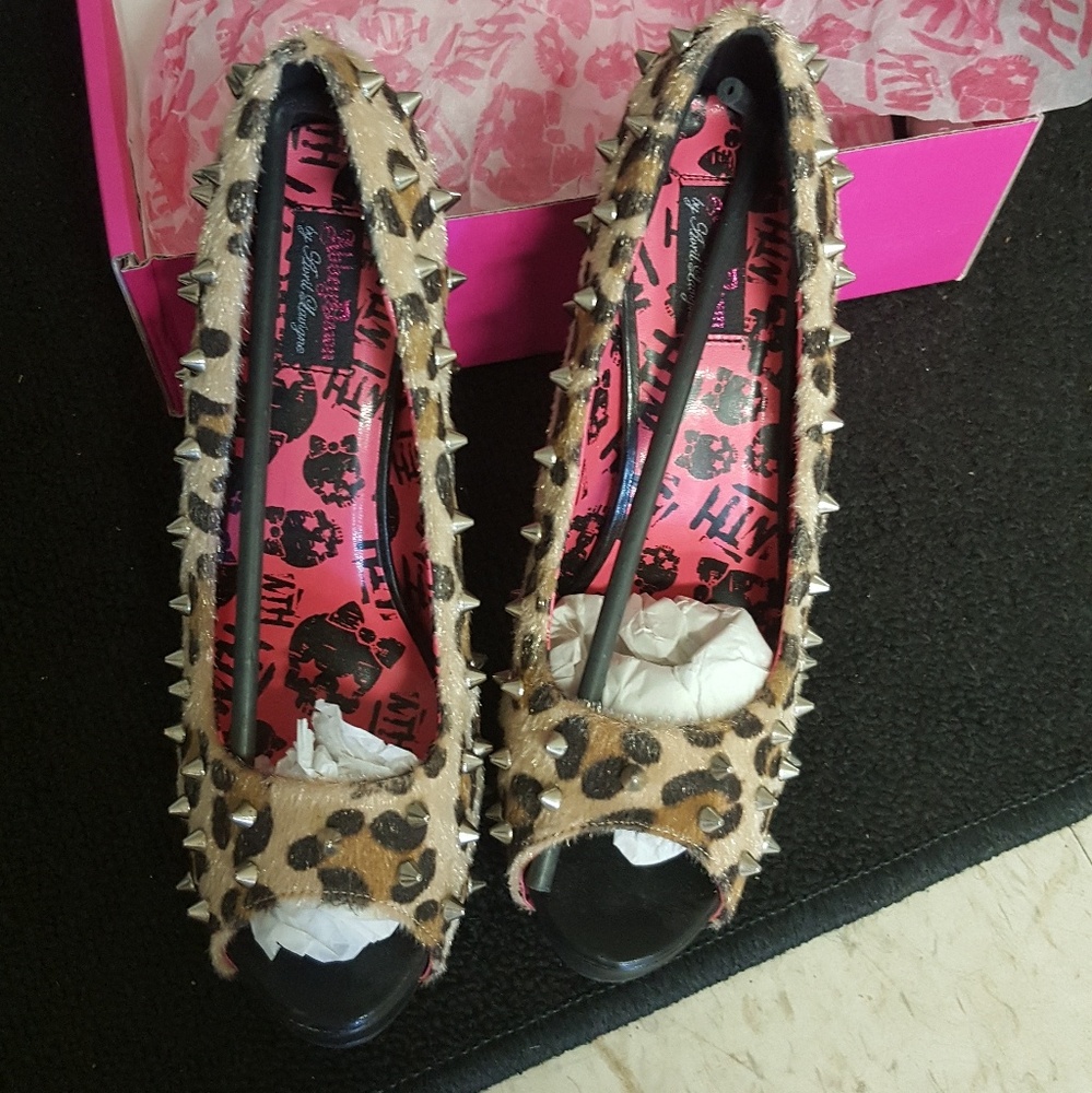 Animal Print High Heel Shoes