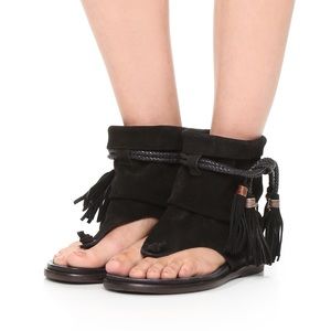 Free People Marlo boot sandal (black)
