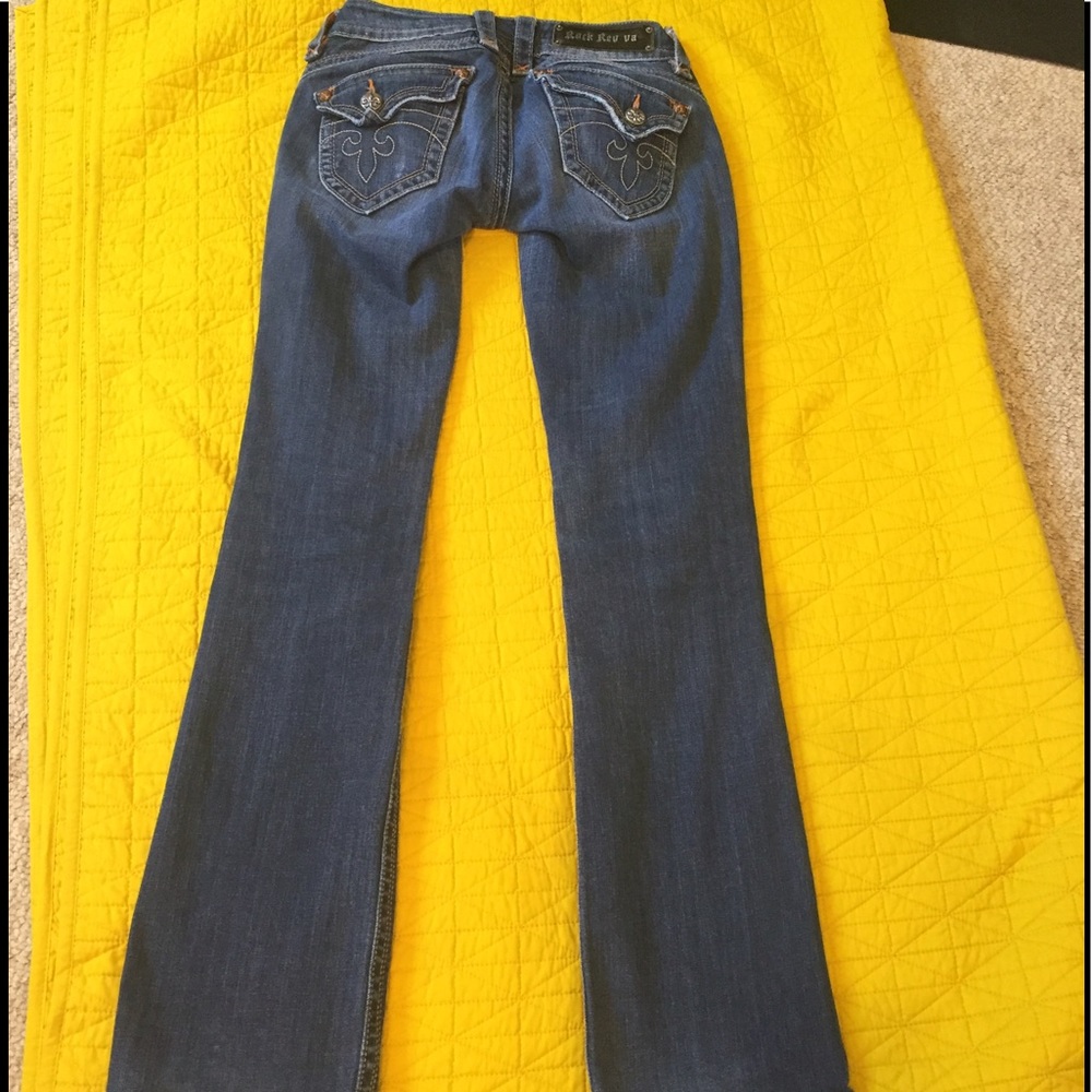 SOLD. Rock Revival boot cut jeans! Size 27/32.5
