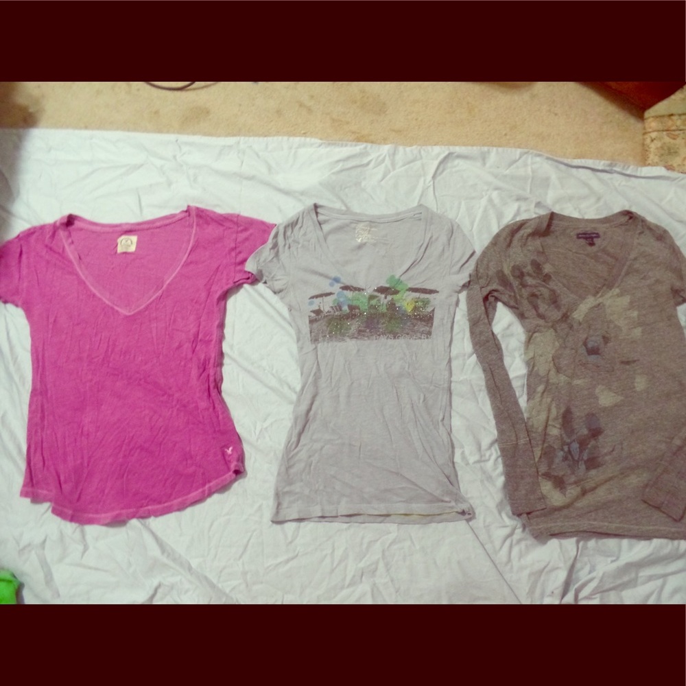 Lot of 3 American Eagle tops