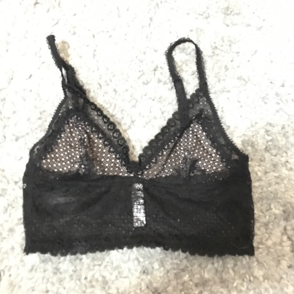 Urban outfitters black lace bralette