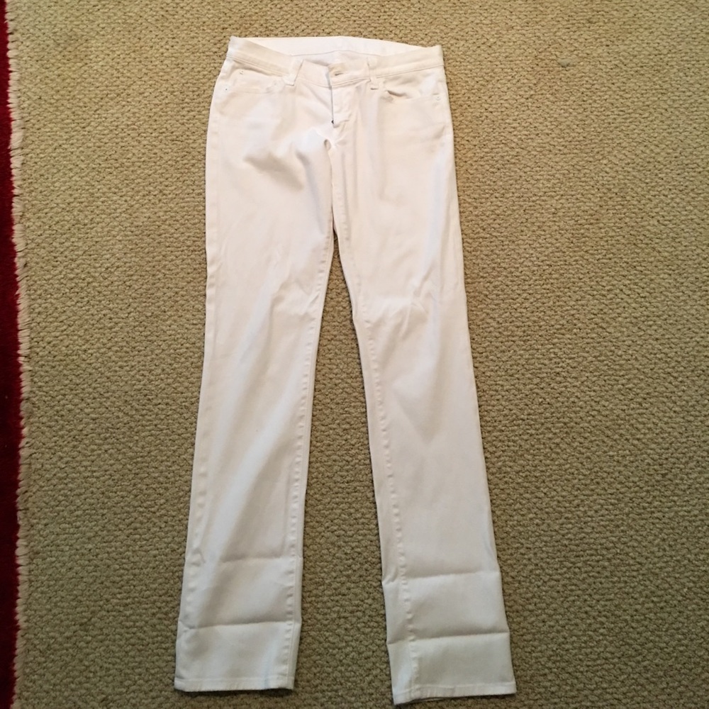 White Bootcut Jeans - 7 for all Mankind