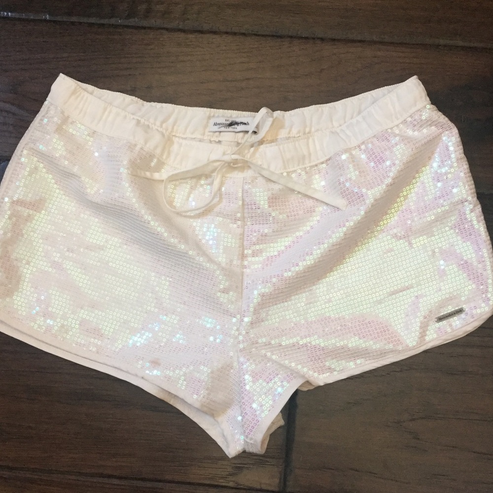 A&F sparkle shorts