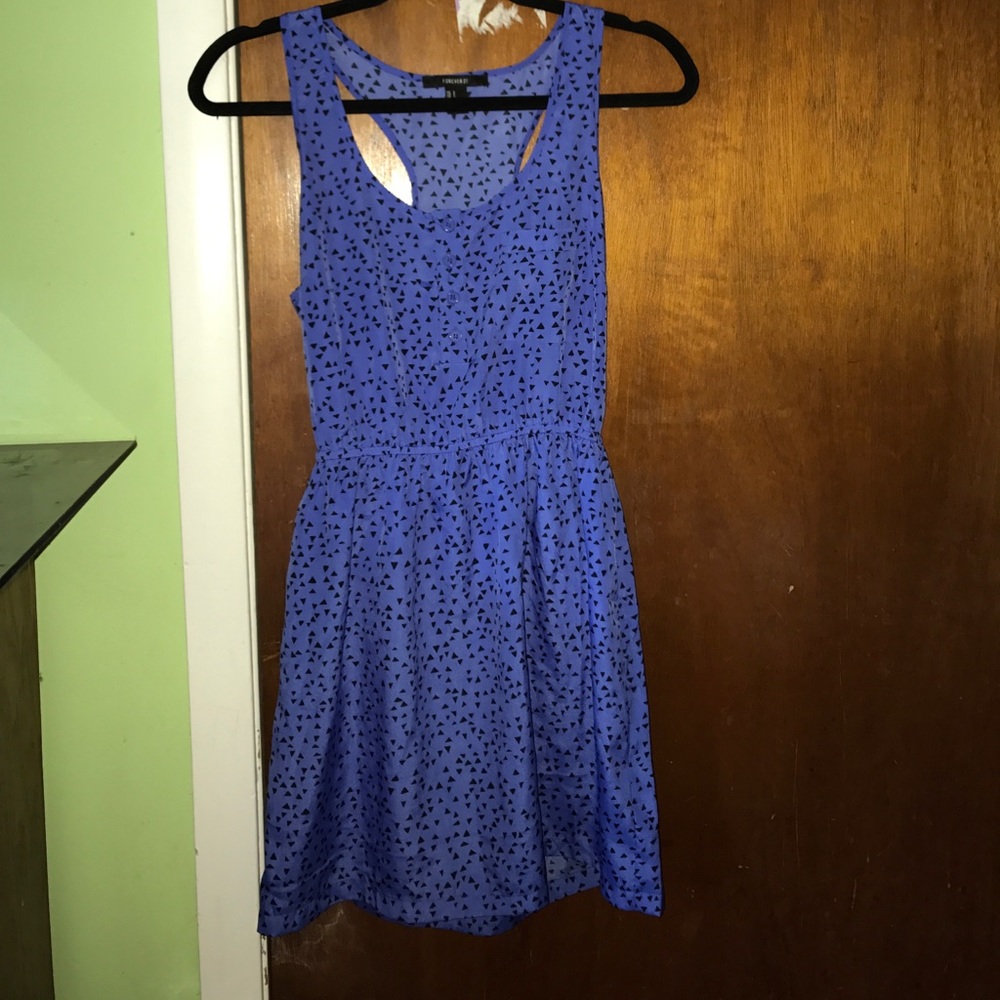 Blue dress! Has buttons and one pocket in front