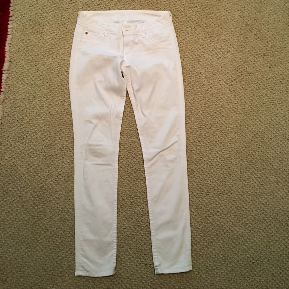 White Hudson Skinny Jeans