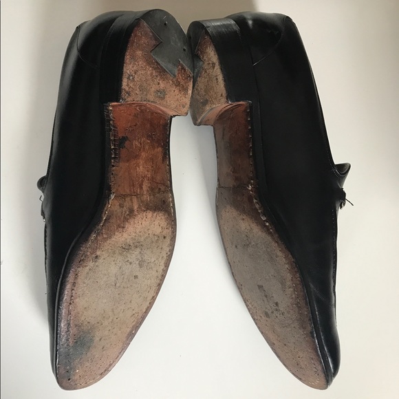 Black leather Church\'s loafers main image 4
