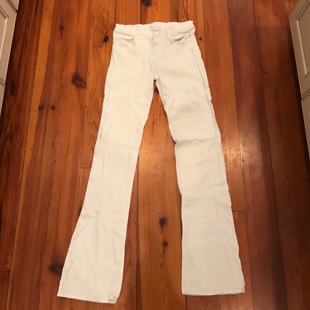 White Boot cut J Brand Jeans