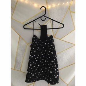 tibi Star Field Racerback Cami