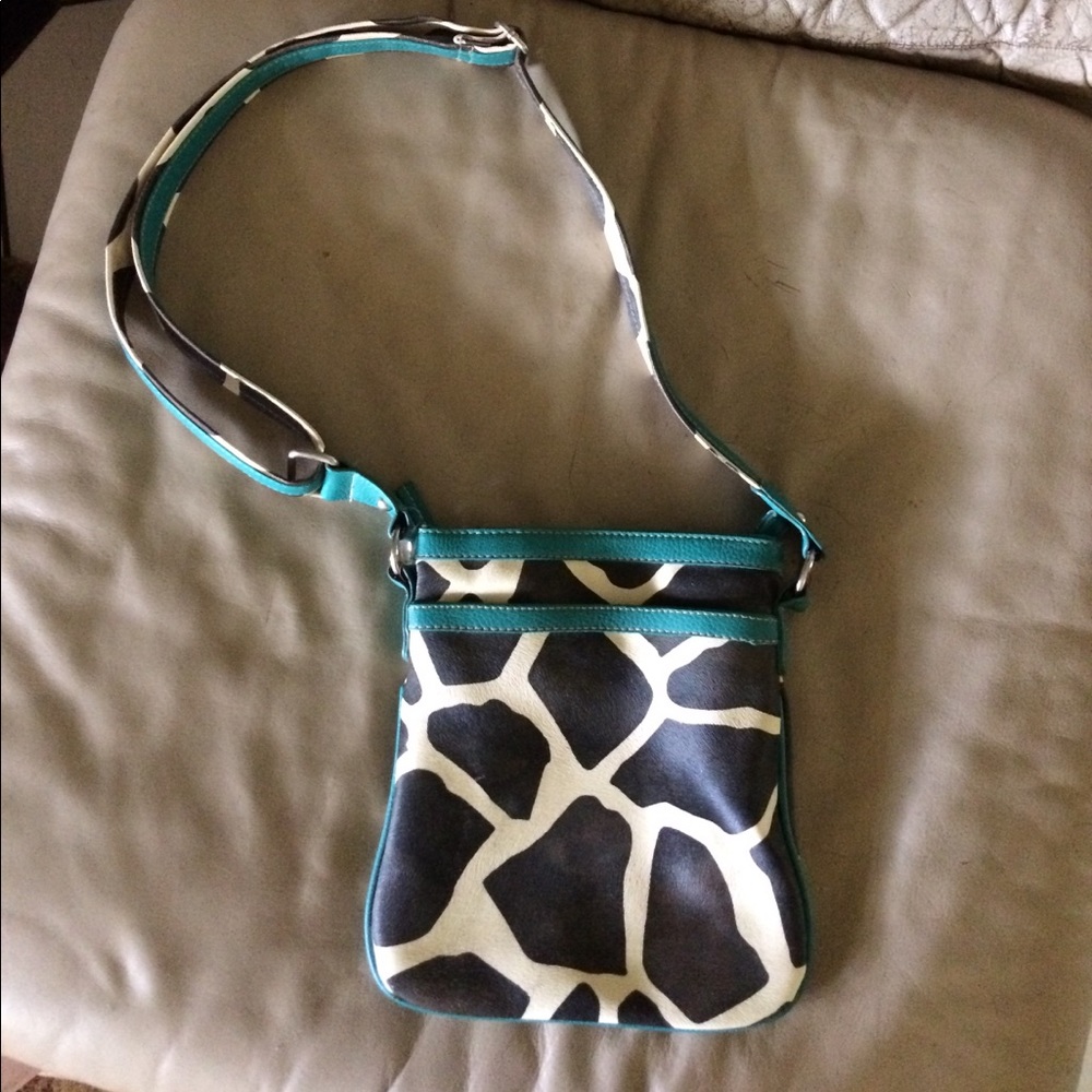 Giraffe print bag