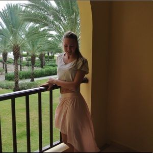 High low skirt