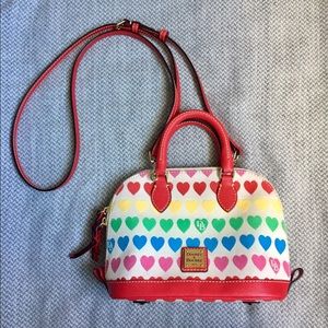 Dooney and Bourke Rainbow Heart Handbag