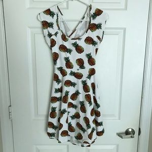 Ocean Drive Pineapple Skater Dress